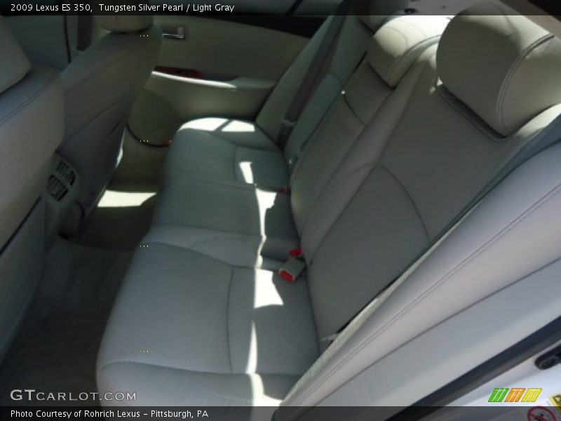 Tungsten Silver Pearl / Light Gray 2009 Lexus ES 350