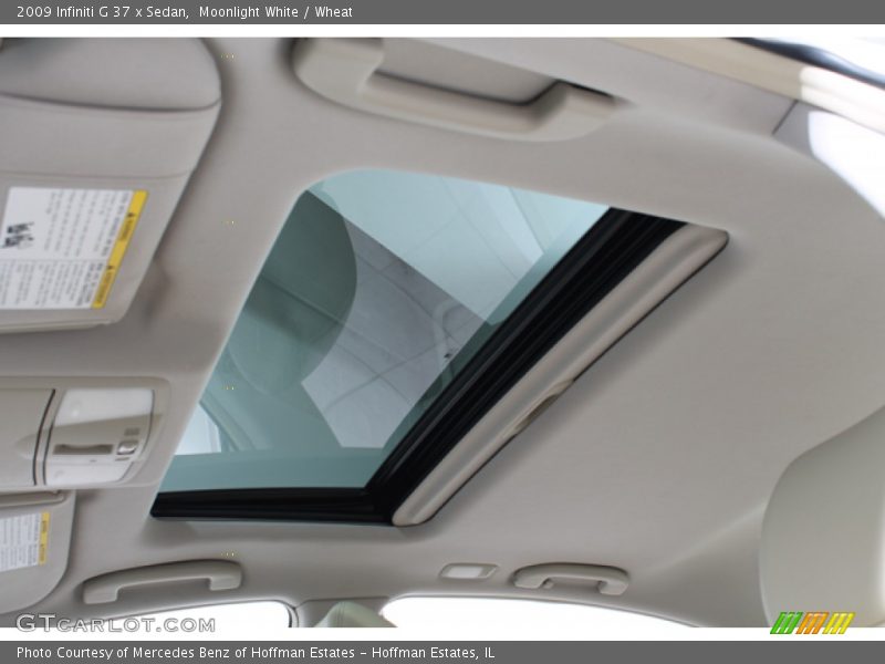 Moonlight White / Wheat 2009 Infiniti G 37 x Sedan