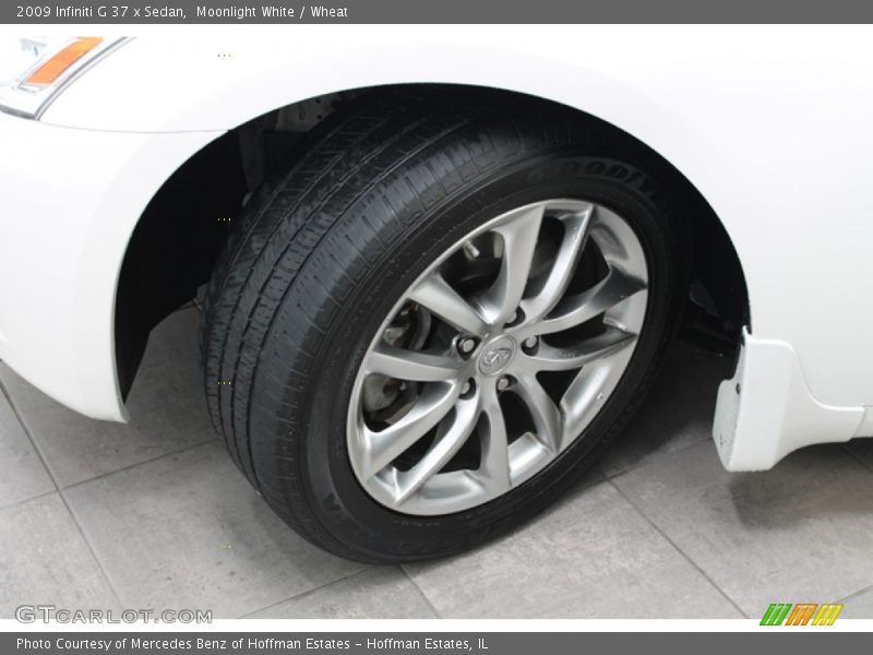 Moonlight White / Wheat 2009 Infiniti G 37 x Sedan