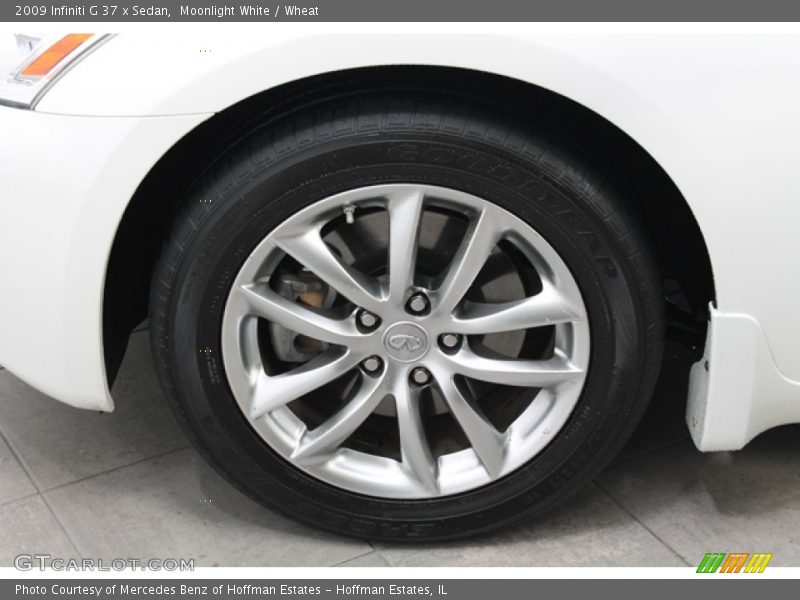 Moonlight White / Wheat 2009 Infiniti G 37 x Sedan