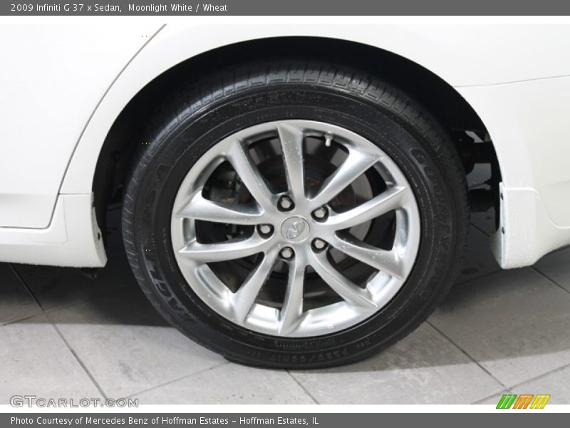 Moonlight White / Wheat 2009 Infiniti G 37 x Sedan
