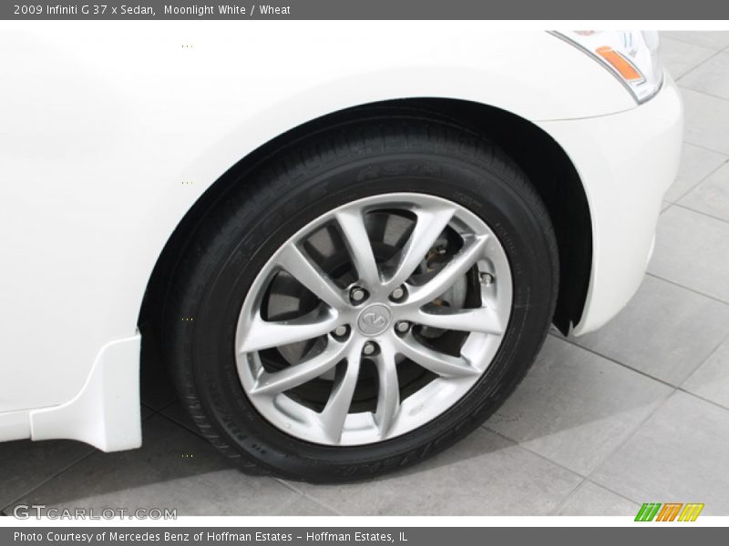Moonlight White / Wheat 2009 Infiniti G 37 x Sedan