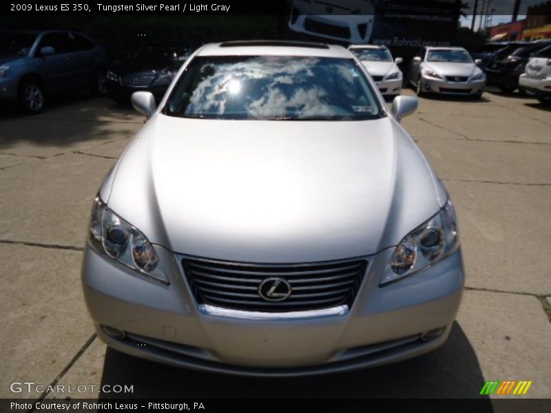 Tungsten Silver Pearl / Light Gray 2009 Lexus ES 350