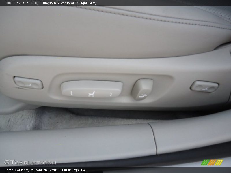 Tungsten Silver Pearl / Light Gray 2009 Lexus ES 350
