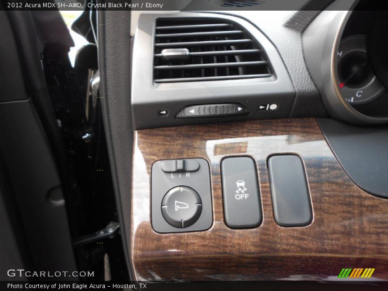 Crystal Black Pearl / Ebony 2012 Acura MDX SH-AWD