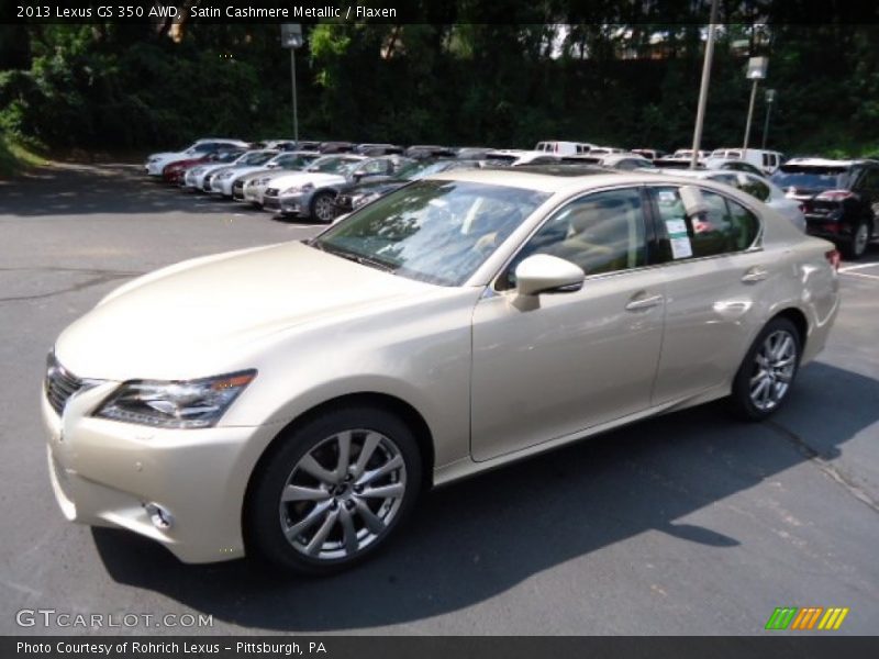 Satin Cashmere Metallic / Flaxen 2013 Lexus GS 350 AWD