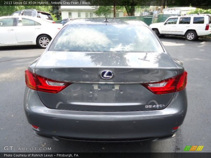 Nebula Gray Pearl / Black 2013 Lexus GS 450h Hybrid