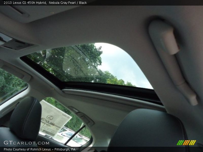 Nebula Gray Pearl / Black 2013 Lexus GS 450h Hybrid