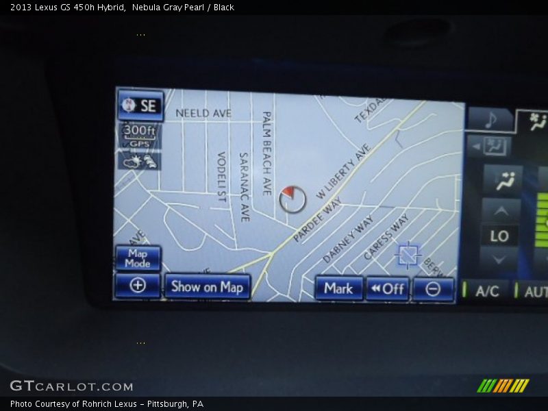 Nebula Gray Pearl / Black 2013 Lexus GS 450h Hybrid