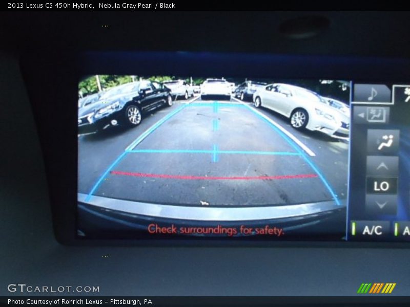 Nebula Gray Pearl / Black 2013 Lexus GS 450h Hybrid
