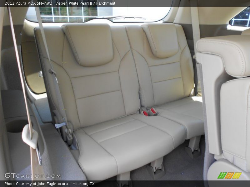 Aspen White Pearl II / Parchment 2012 Acura MDX SH-AWD