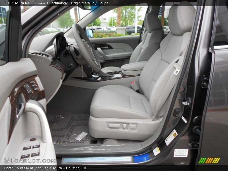 Grigio Metallic / Taupe 2012 Acura MDX SH-AWD Technology