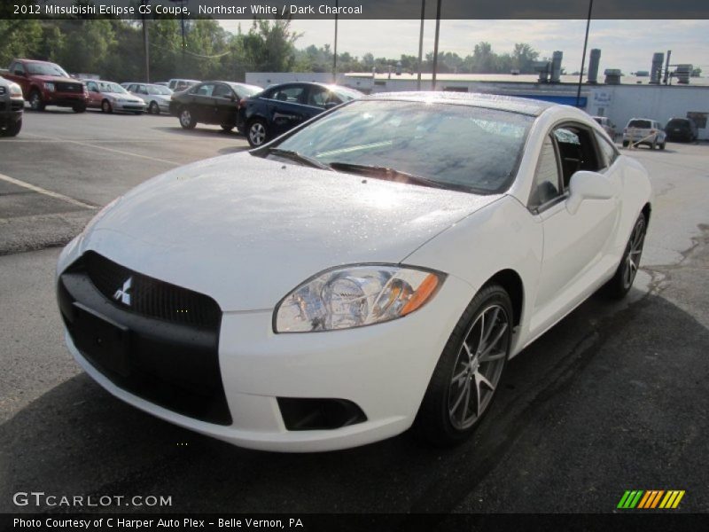 Northstar White / Dark Charcoal 2012 Mitsubishi Eclipse GS Coupe