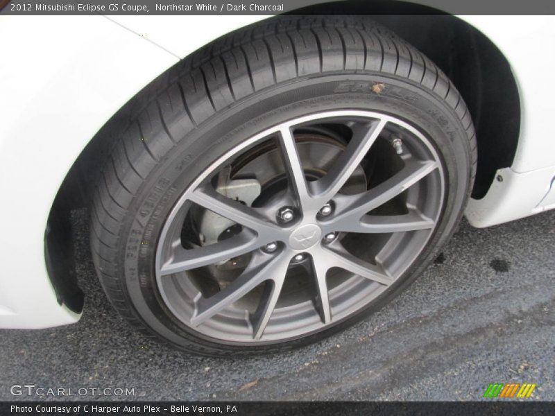 Northstar White / Dark Charcoal 2012 Mitsubishi Eclipse GS Coupe