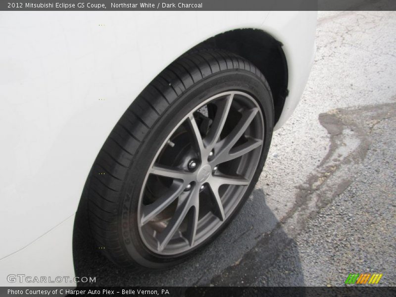 Northstar White / Dark Charcoal 2012 Mitsubishi Eclipse GS Coupe