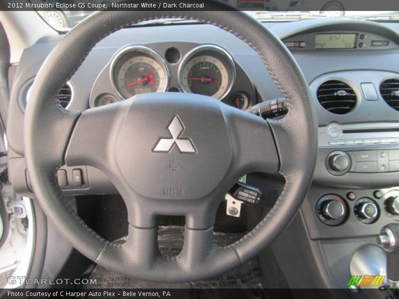Northstar White / Dark Charcoal 2012 Mitsubishi Eclipse GS Coupe