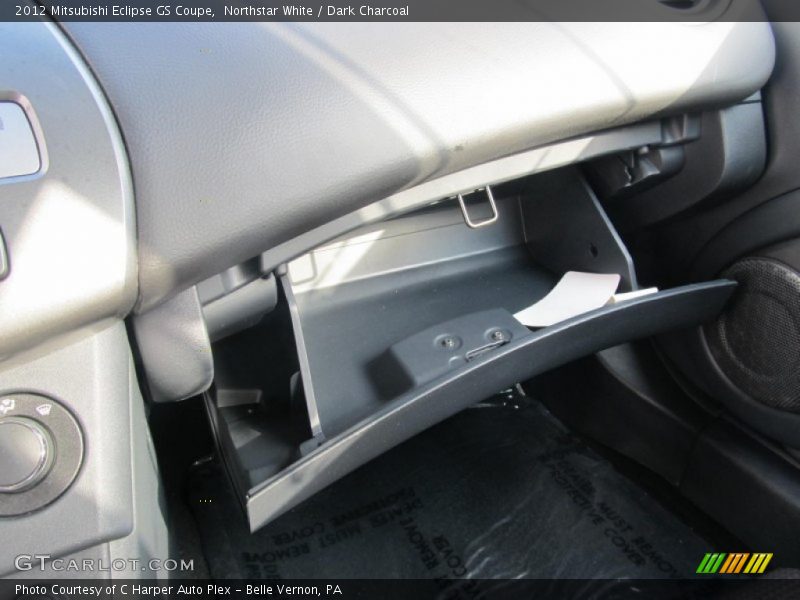 Northstar White / Dark Charcoal 2012 Mitsubishi Eclipse GS Coupe
