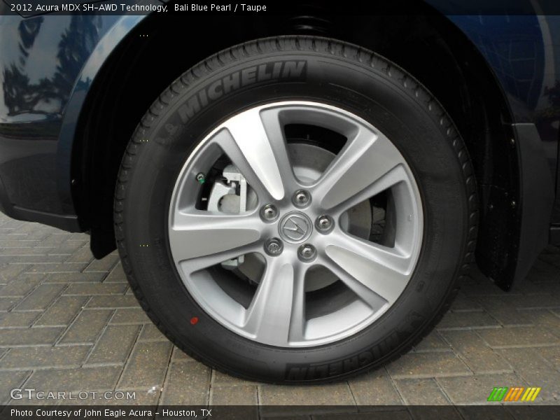 Bali Blue Pearl / Taupe 2012 Acura MDX SH-AWD Technology