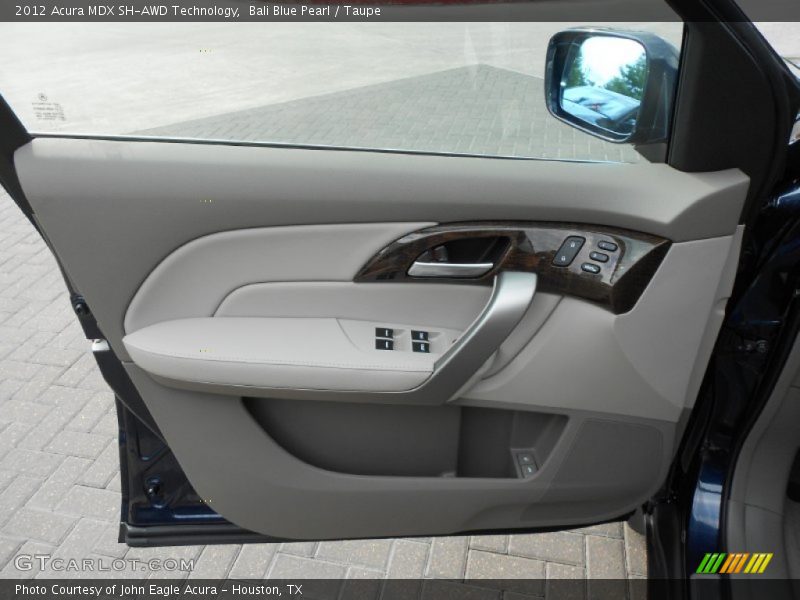 Bali Blue Pearl / Taupe 2012 Acura MDX SH-AWD Technology