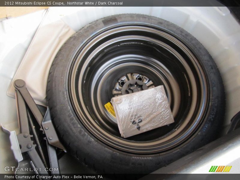 Northstar White / Dark Charcoal 2012 Mitsubishi Eclipse GS Coupe