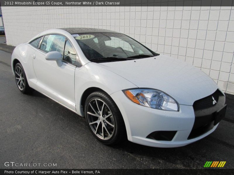 Northstar White / Dark Charcoal 2012 Mitsubishi Eclipse GS Coupe