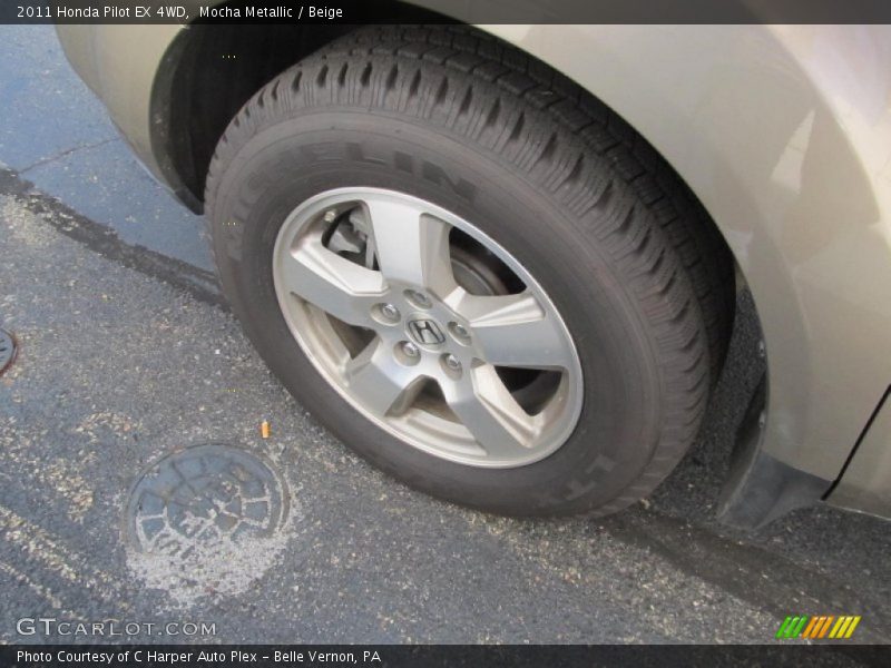 Mocha Metallic / Beige 2011 Honda Pilot EX 4WD