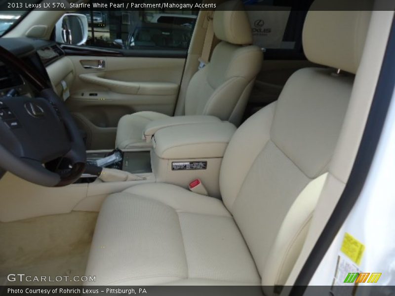 Starfire White Pearl / Parchment/Mahogany Accents 2013 Lexus LX 570