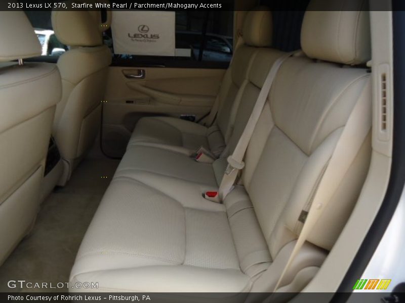Starfire White Pearl / Parchment/Mahogany Accents 2013 Lexus LX 570
