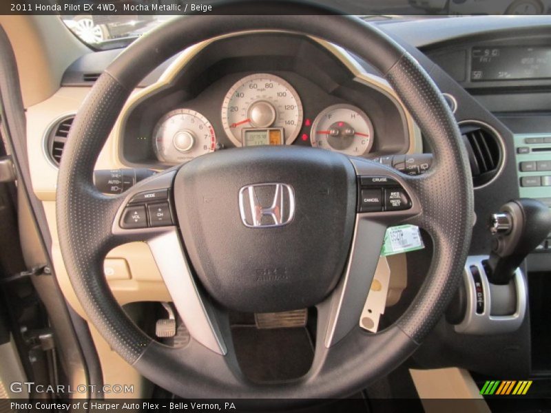 Mocha Metallic / Beige 2011 Honda Pilot EX 4WD