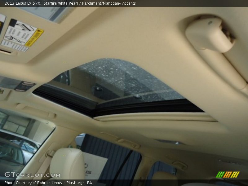 Starfire White Pearl / Parchment/Mahogany Accents 2013 Lexus LX 570