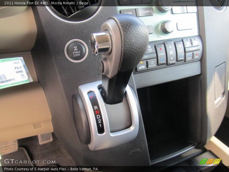 Mocha Metallic / Beige 2011 Honda Pilot EX 4WD