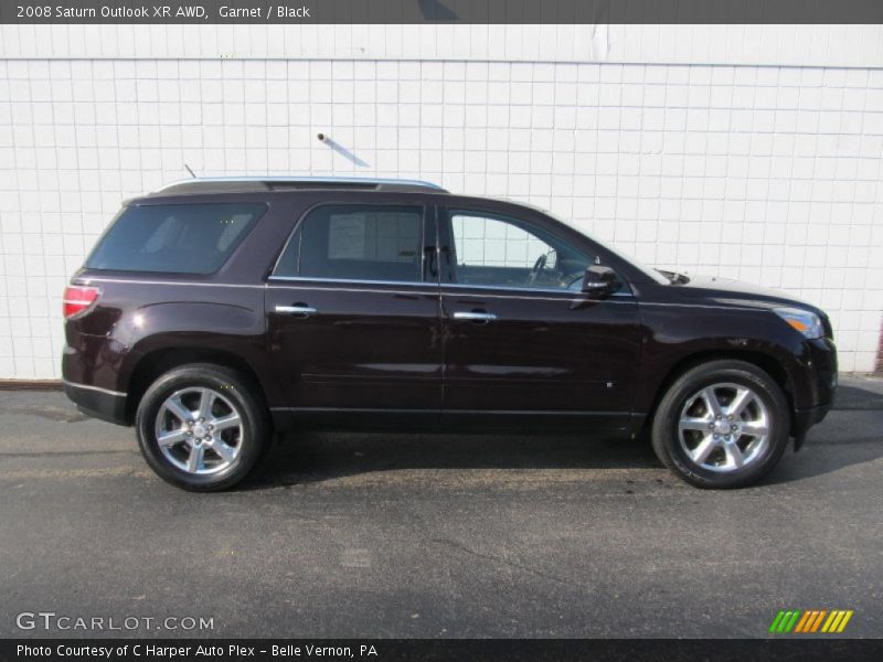 Garnet / Black 2008 Saturn Outlook XR AWD