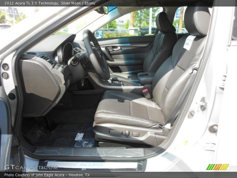 Silver Moon / Ebony 2012 Acura TL 3.5 Technology
