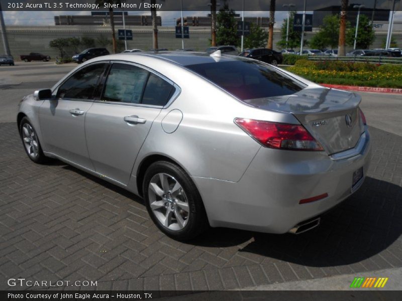 Silver Moon / Ebony 2012 Acura TL 3.5 Technology