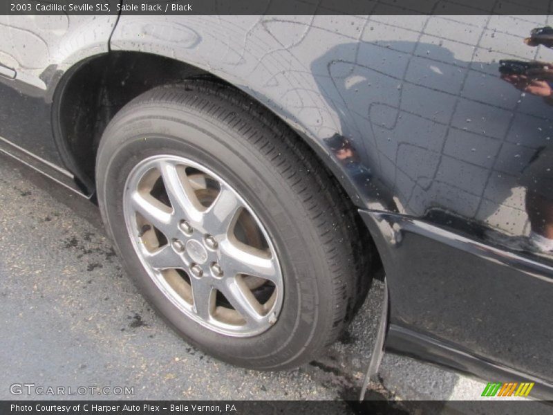 Sable Black / Black 2003 Cadillac Seville SLS