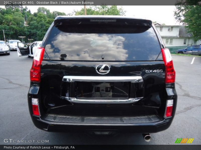 Obsidian Black / Black/Auburn Bubinga 2012 Lexus GX 460