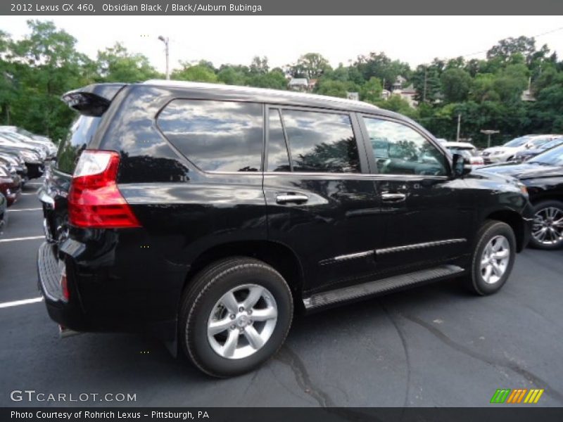 Obsidian Black / Black/Auburn Bubinga 2012 Lexus GX 460