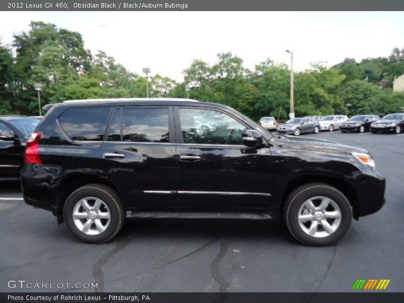 Obsidian Black / Black/Auburn Bubinga 2012 Lexus GX 460
