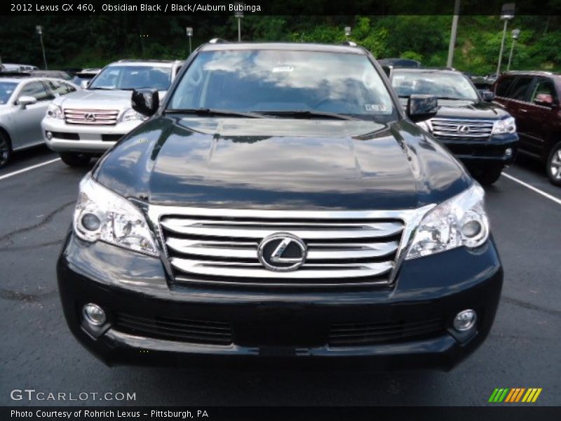 Obsidian Black / Black/Auburn Bubinga 2012 Lexus GX 460