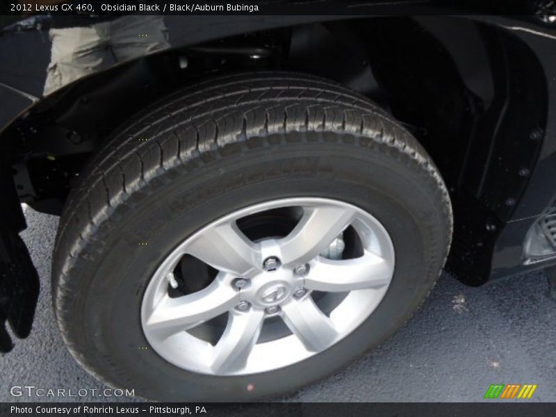 Obsidian Black / Black/Auburn Bubinga 2012 Lexus GX 460