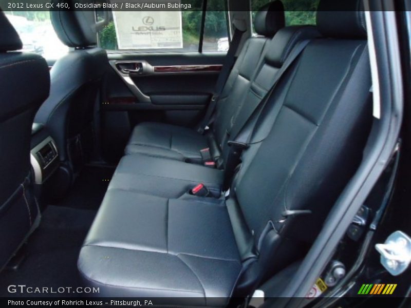 Obsidian Black / Black/Auburn Bubinga 2012 Lexus GX 460