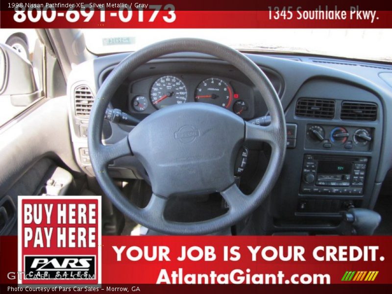 Silver Metallic / Gray 1998 Nissan Pathfinder XE