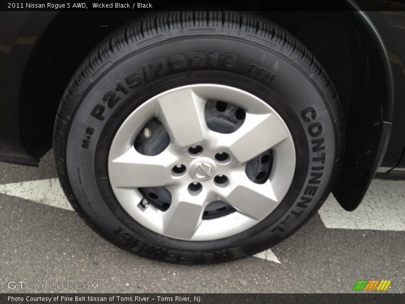 Wicked Black / Black 2011 Nissan Rogue S AWD