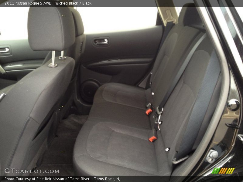 Wicked Black / Black 2011 Nissan Rogue S AWD