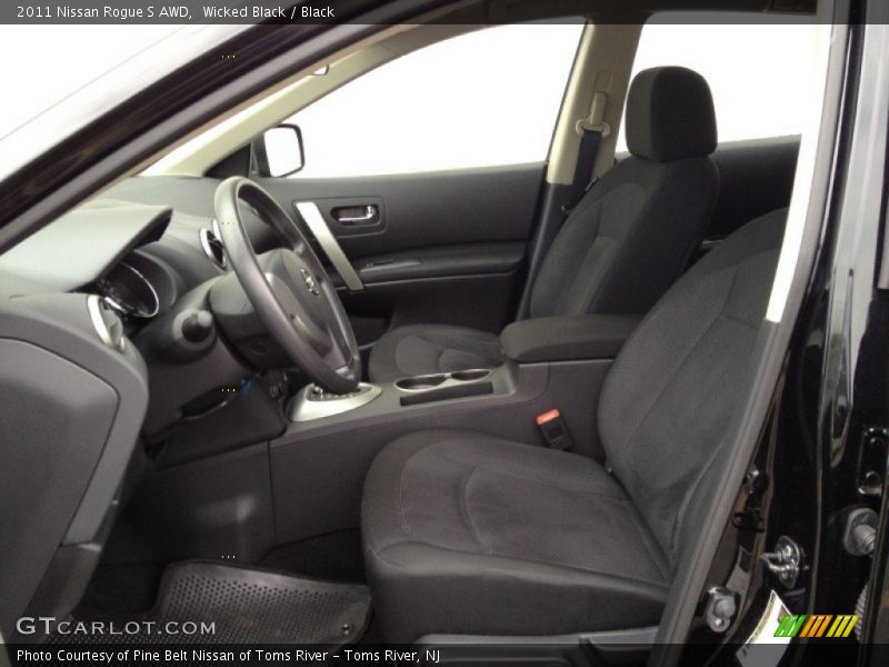 Wicked Black / Black 2011 Nissan Rogue S AWD