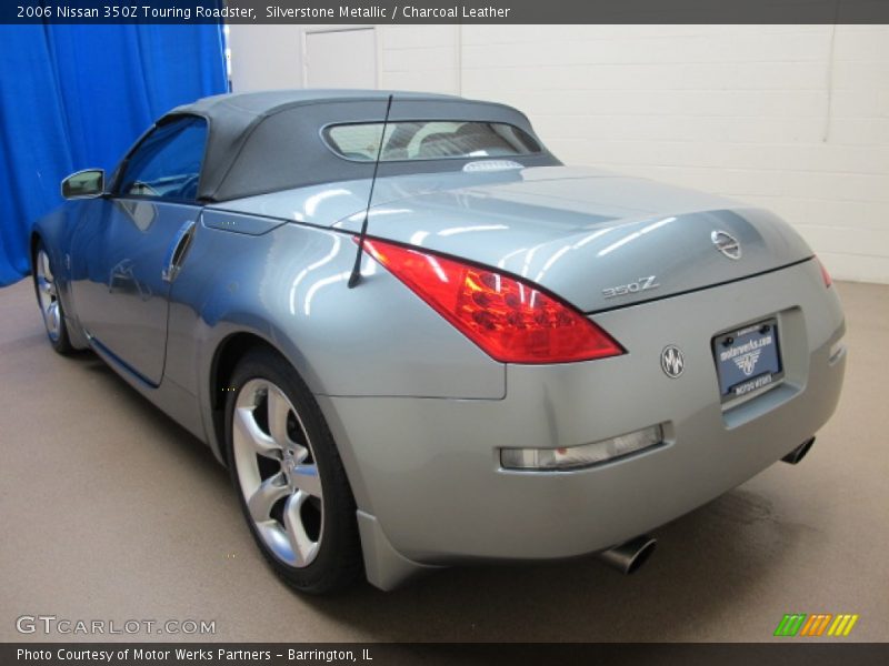 Silverstone Metallic / Charcoal Leather 2006 Nissan 350Z Touring Roadster