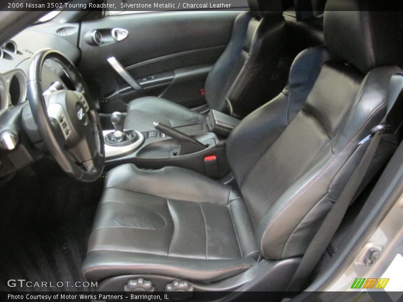 2006 350Z Touring Roadster Charcoal Leather Interior