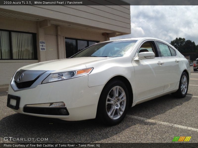 White Diamond Pearl / Parchment 2010 Acura TL 3.5