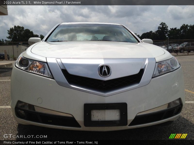 White Diamond Pearl / Parchment 2010 Acura TL 3.5