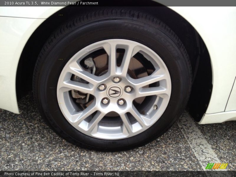 White Diamond Pearl / Parchment 2010 Acura TL 3.5